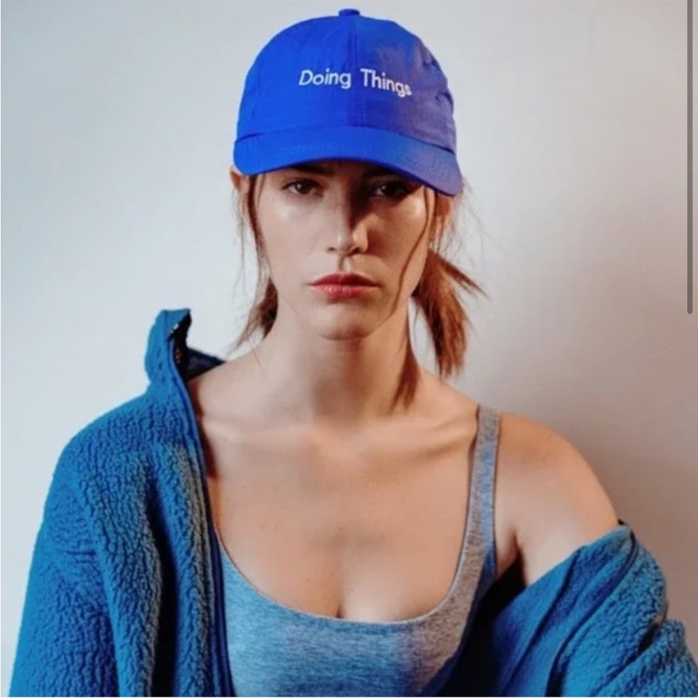 Outdoor Voices Blue 'Doing Things' Hat